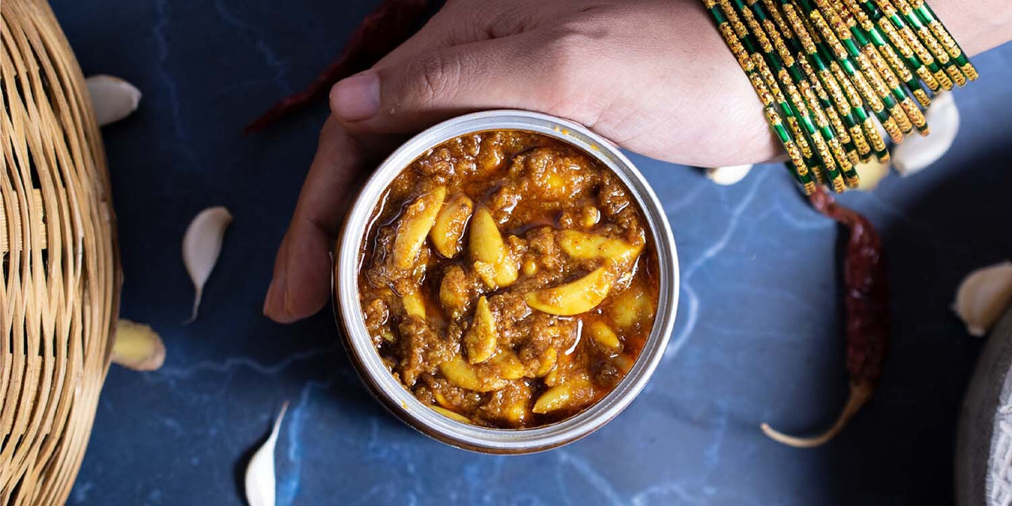 Spice Up Your Life with Spicy and Chatpata Garlic Pickle