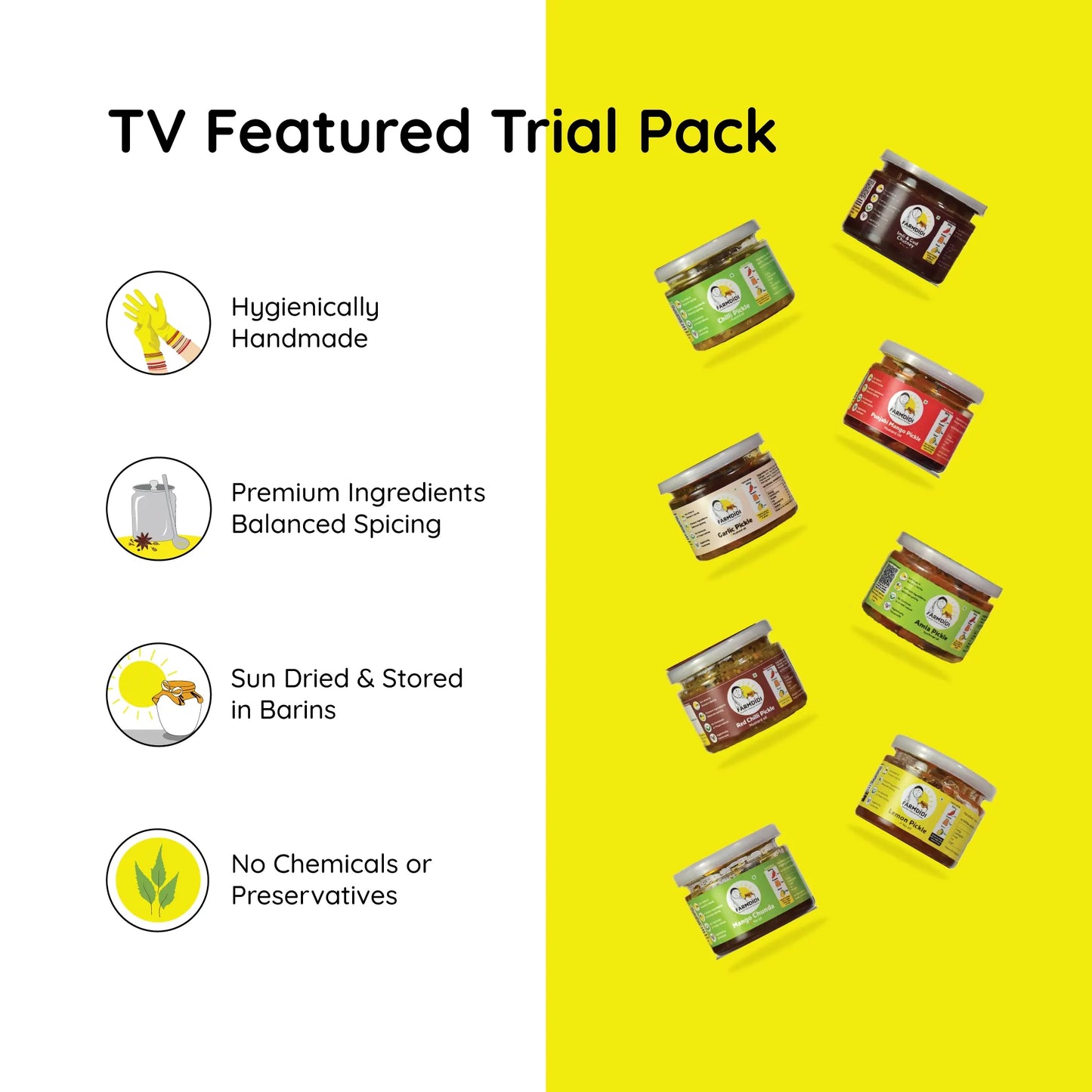 
                  
                    TV Featured trial combo | Pack of 8 (75g each)
                  
                