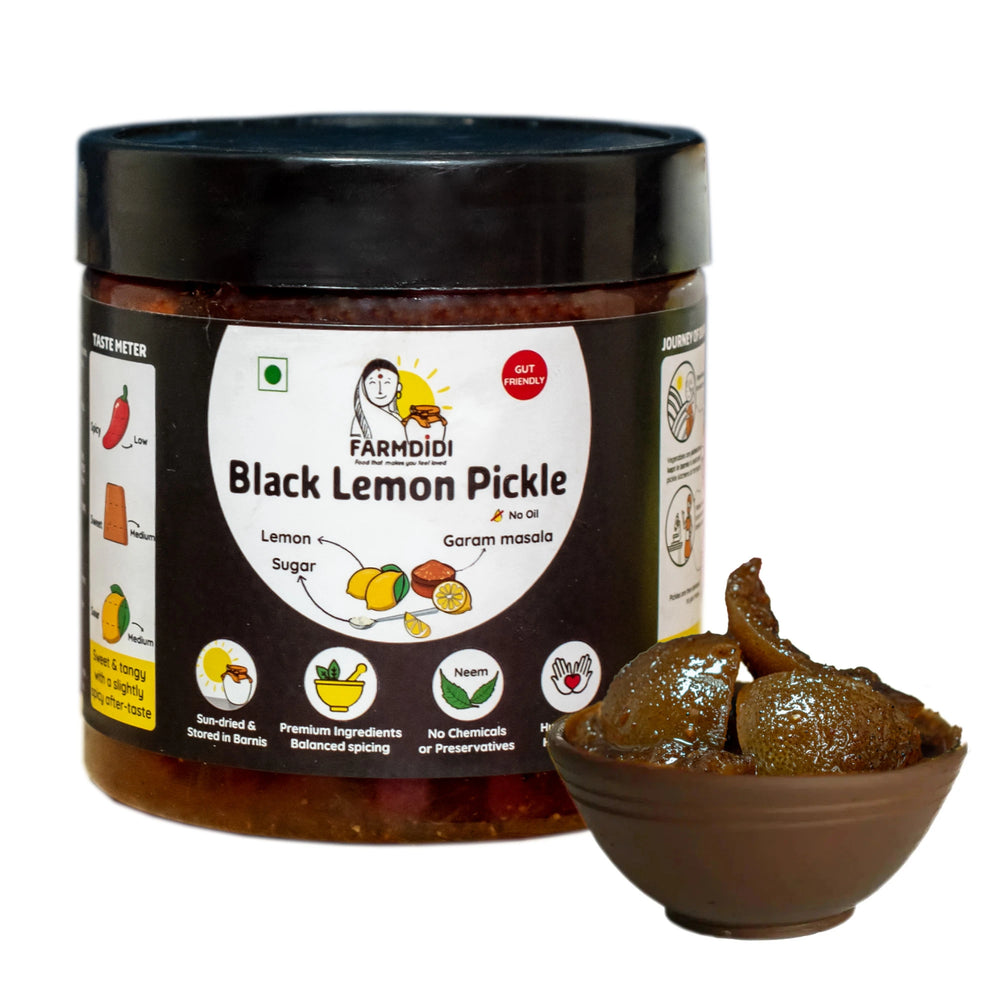 
                  
                    Black Lemon Pickle | Kala Nimbu Achar
                  
                