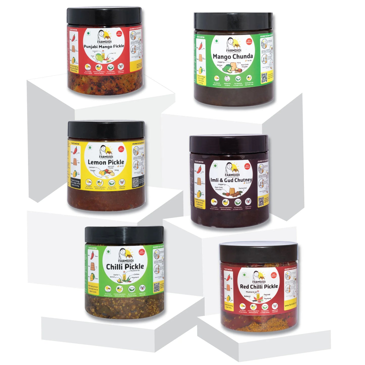 
                  
                    TV Featured pickles combo | Pack of 6 (325g each)
                  
                