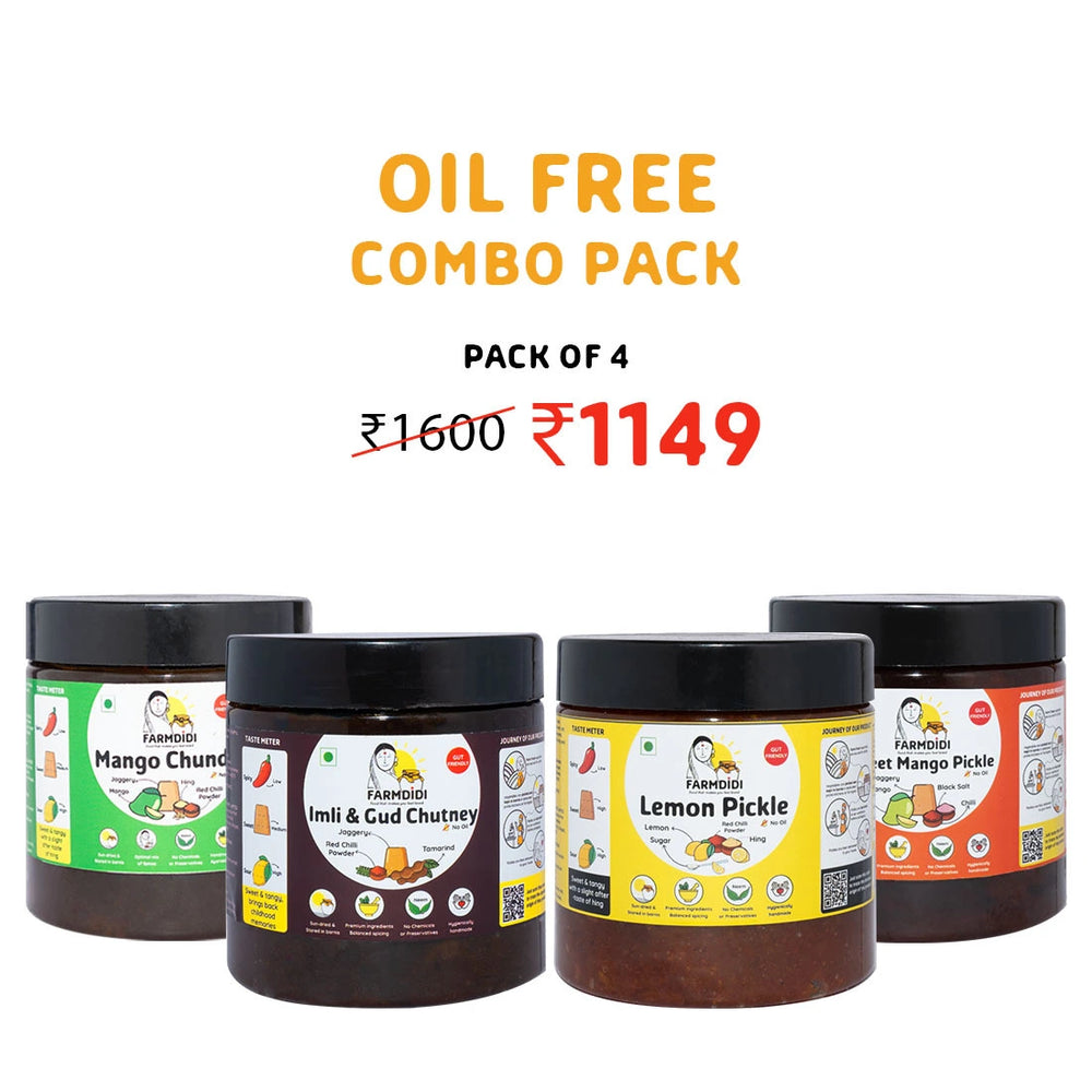 Oil free pack | Pack of 4 (325g each)