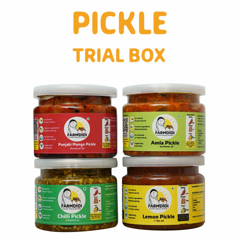 Pickles trial pack | Pack of 4 (75g each)