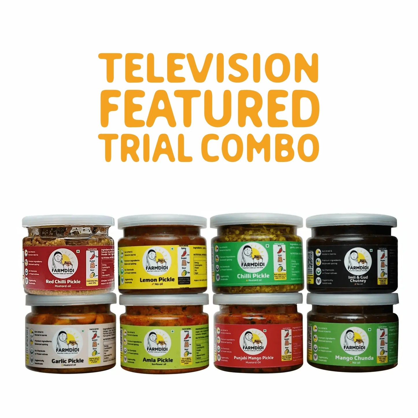 
                  
                    TV Featured trial combo | Pack of 8 (75g each)
                  
                