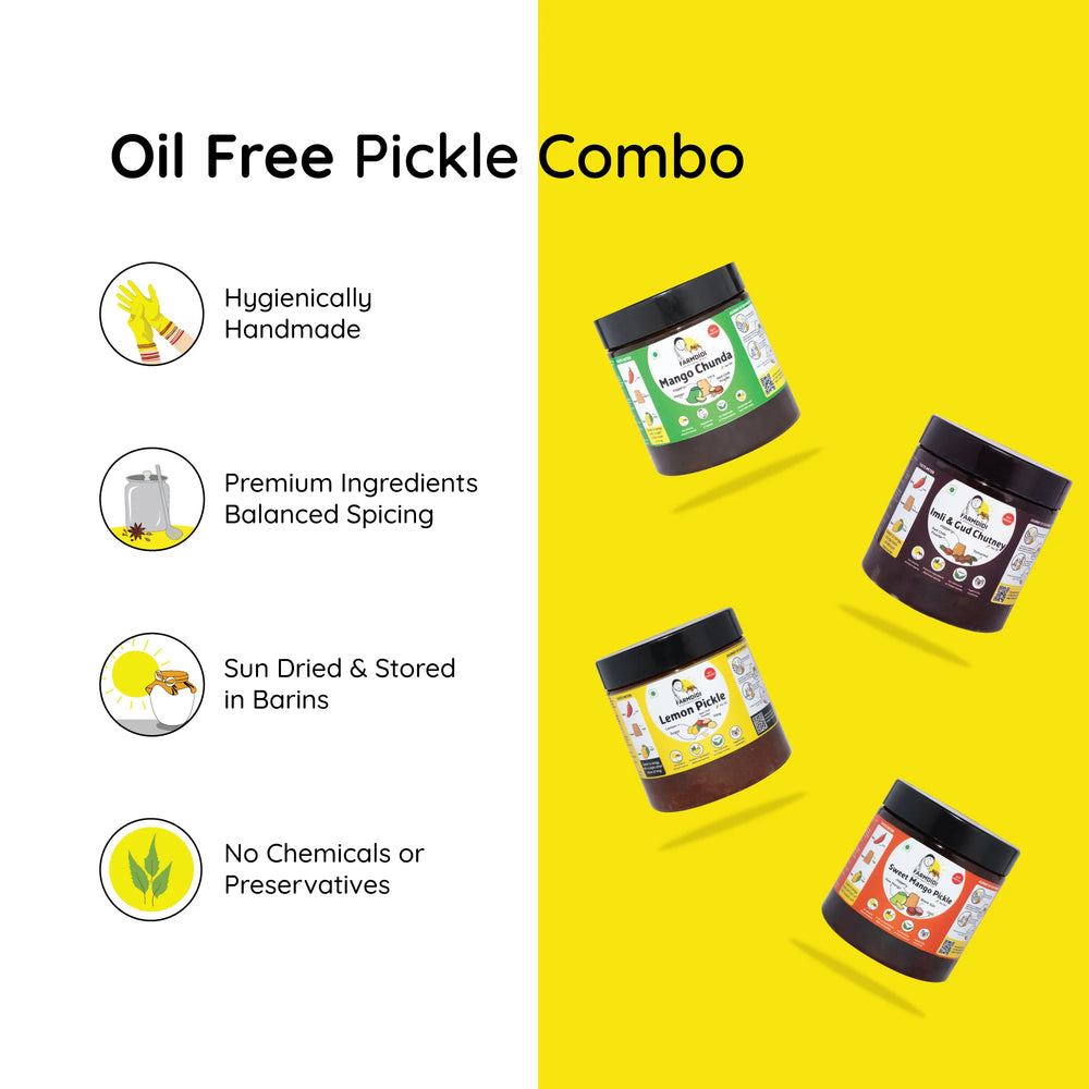 
                  
                    Oil free pack | Pack of 4 (325g each)
                  
                