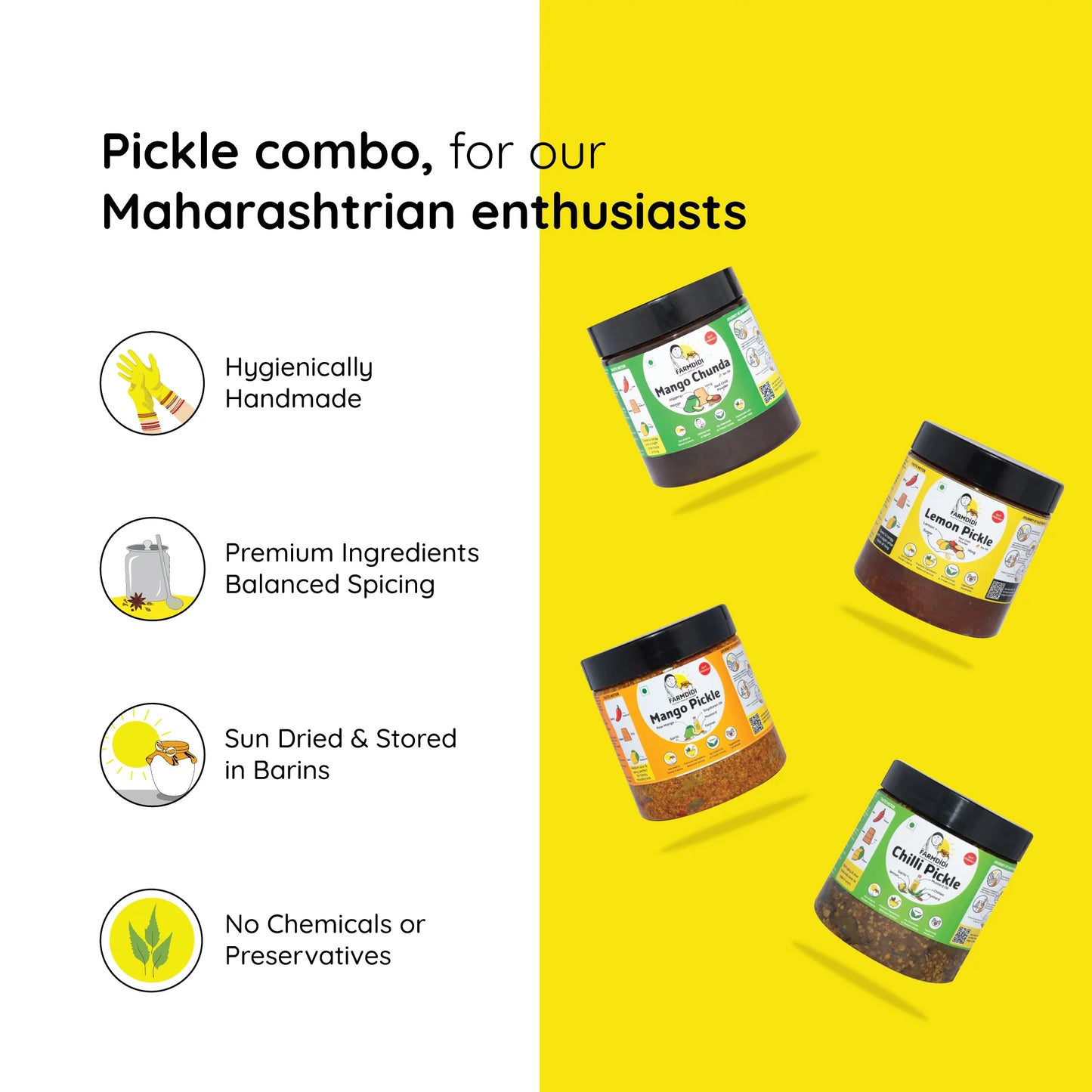 
                  
                    Maharashtrian combo | Pack of 4 (350g each)
                  
                