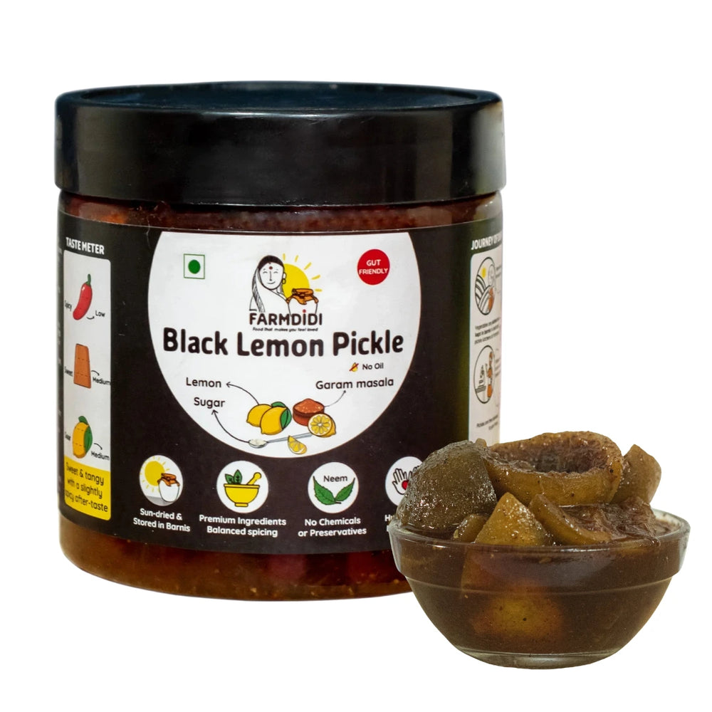 
                  
                    Black Lemon Pickle | Kala Nimbu Achar
                  
                