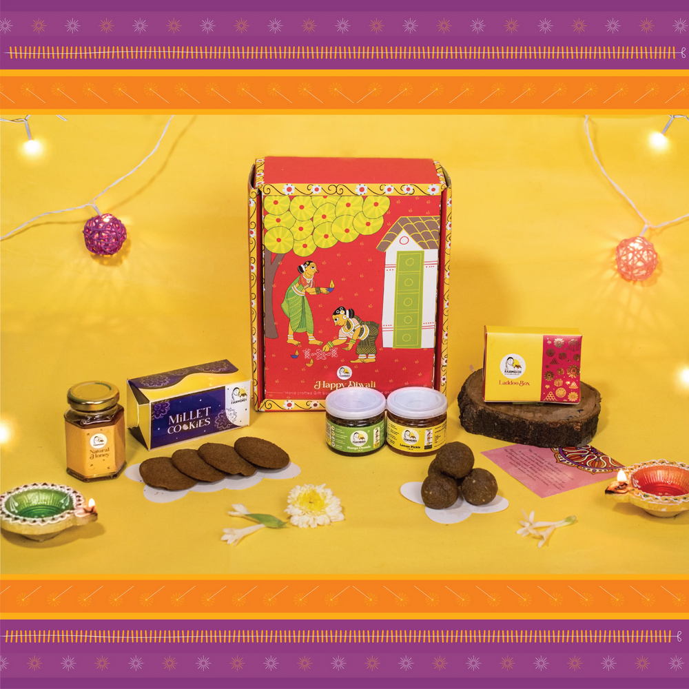 Festive Diwali gift box - edible items