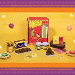 Festive Diwali gift box - edible items