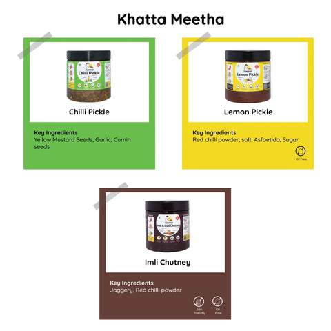 Khatta-Meetha Pack | Pack of 5 (325g each)