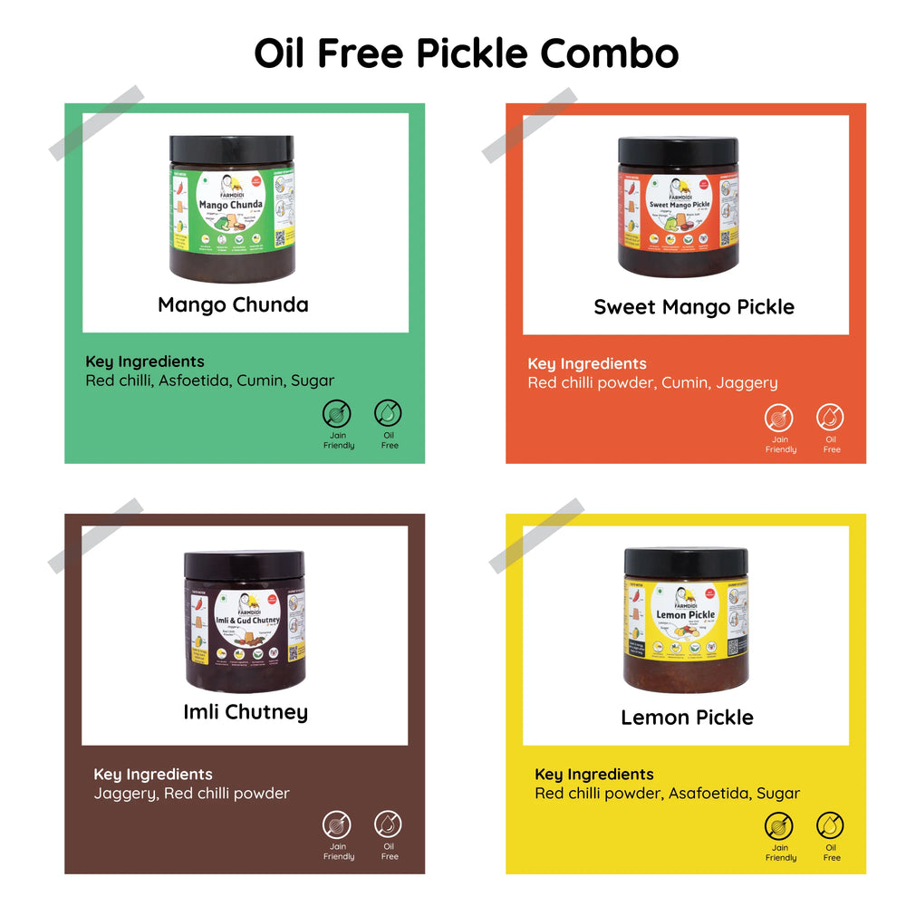 
                  
                    Oil free pack | Pack of 4 (325g each)
                  
                