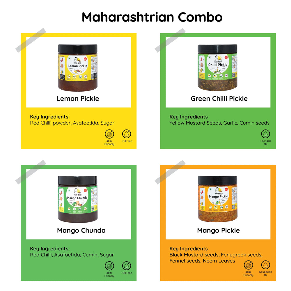 
                  
                    Maharashtrian combo | Pack of 4 (350g each)
                  
                