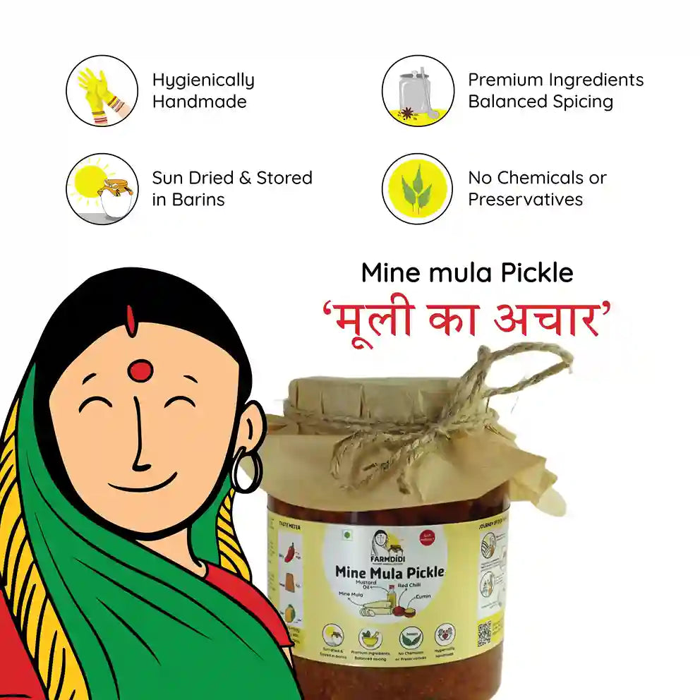 
                  
                    Mine Mula Achar | Coleus Root Pickle
                  
                