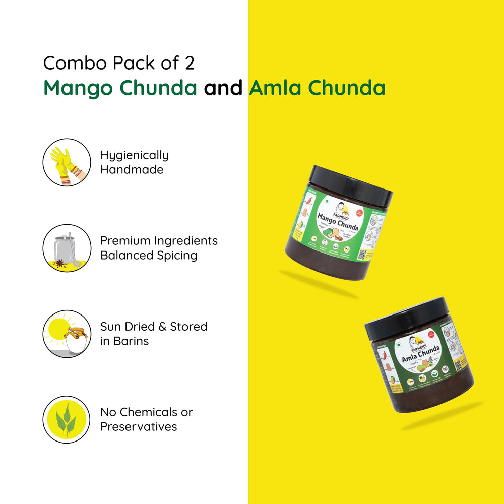 
                  
                    Combo Pack of 2 Amla Chunda X Mango Chunda
                  
                